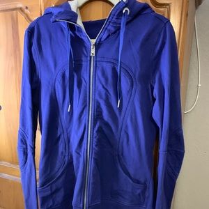 Bright blue lululemon jacket